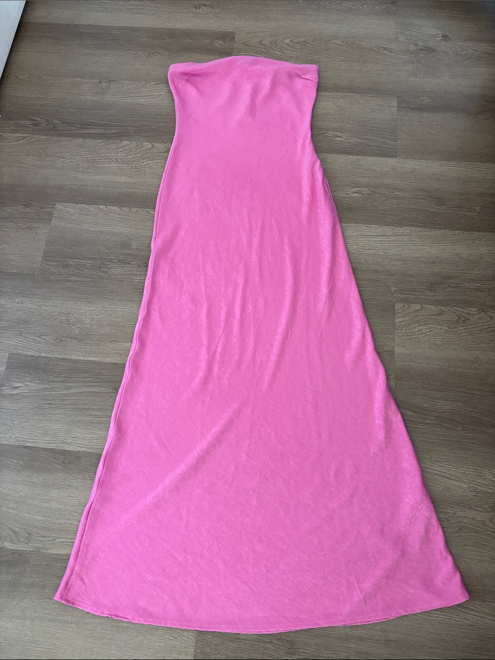 Forever 21 Strapless Maxi Dress in Pink